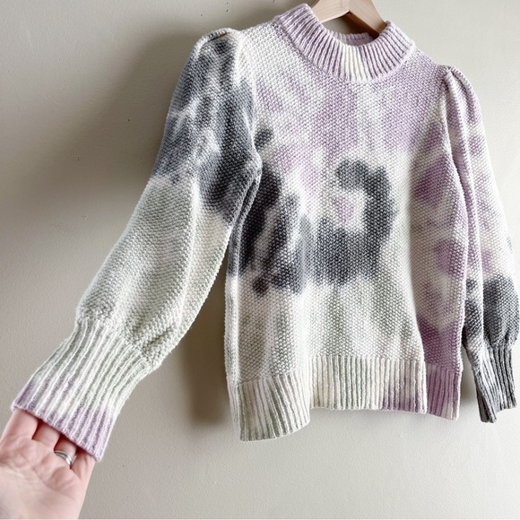 Madewell Lavender and Charcoal Tie-Dye Sweater - Picture 8 of 10